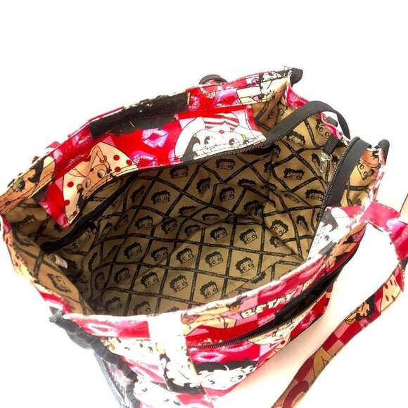 Betty Boop Bag Red Diaper Bag  Collectable Tote Bag - Picture 2 of 12